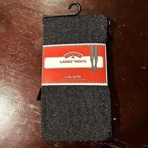 NWT black sparkly womens holiday tights size large/ extra large‎